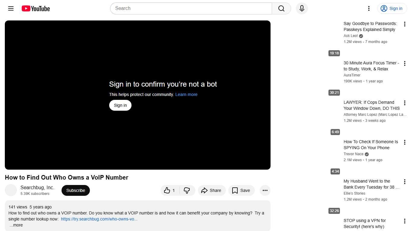 How to Find Out Who Owns a VoIP Number - YouTube