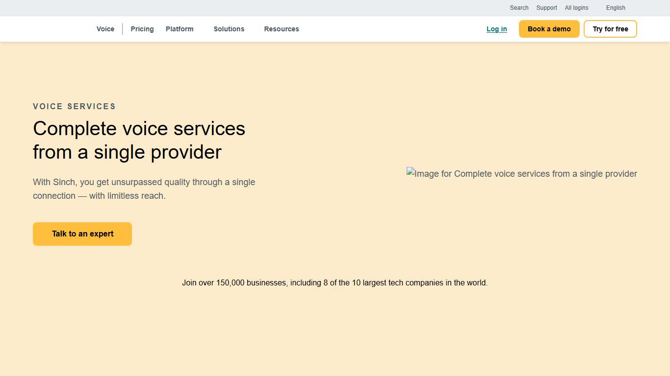 Cloud Voice Services for Business | Sinch Voice